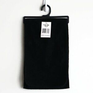 Black polyester winter scarf - Mens/Womens - NWT - 48" x 8"